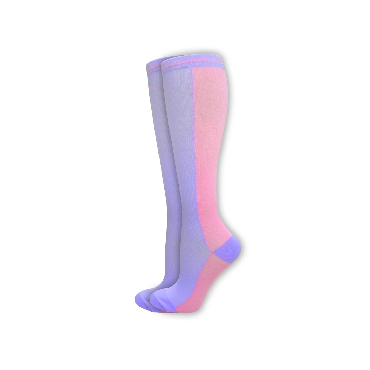 In-Charge Lilac/Pink Two-Tone Compression Socks
