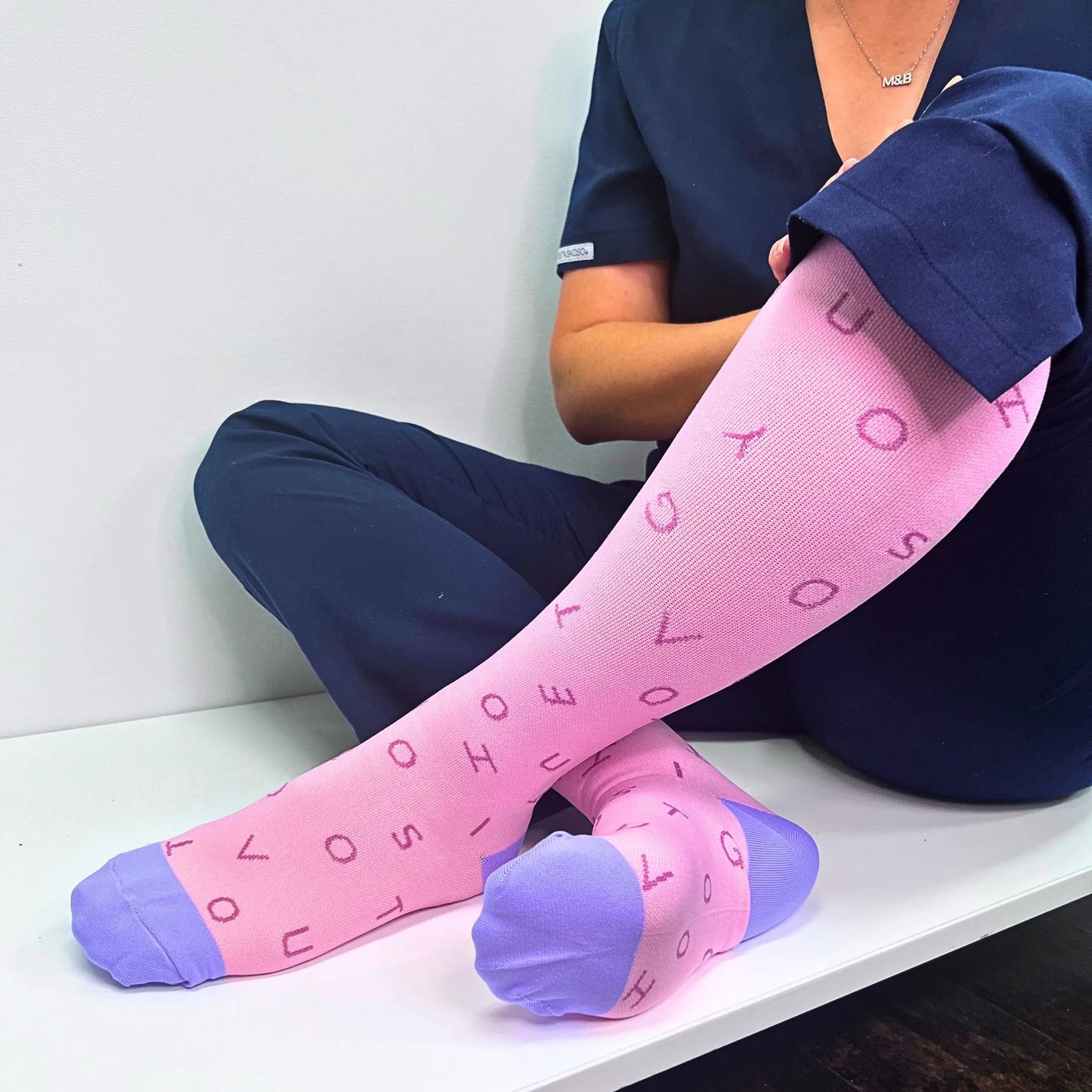 Overtime Fairy Floss "You've Got This" Compression Socks