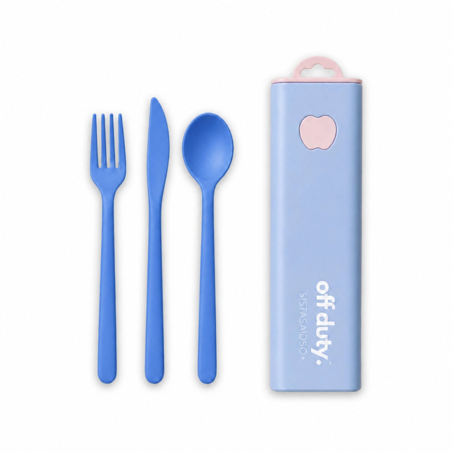 OFF DUTY™ Blue Heaven Bliss Reusable Cutlery Set