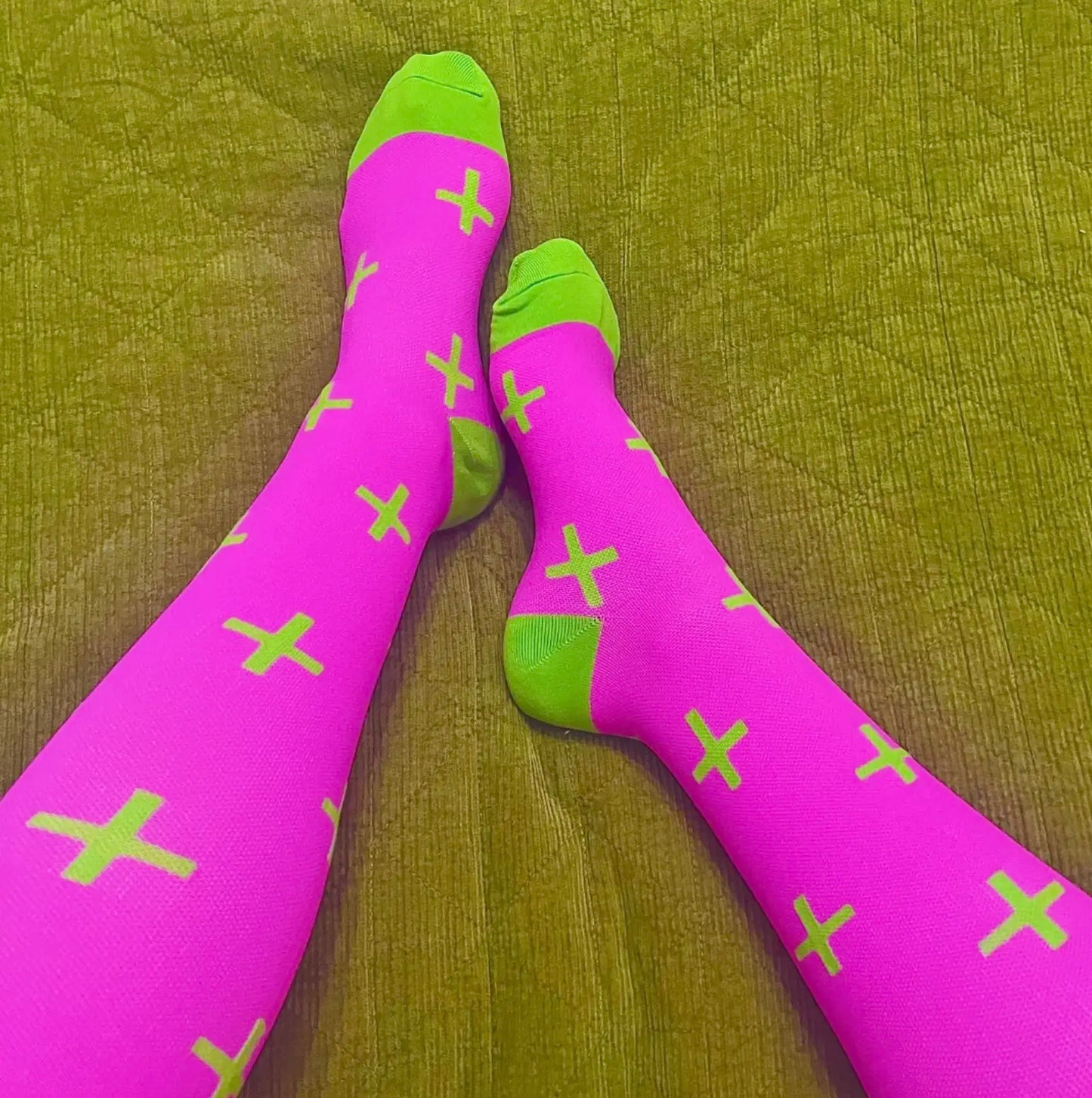Late/Early Toffee Apple Compression Socks 3-Set