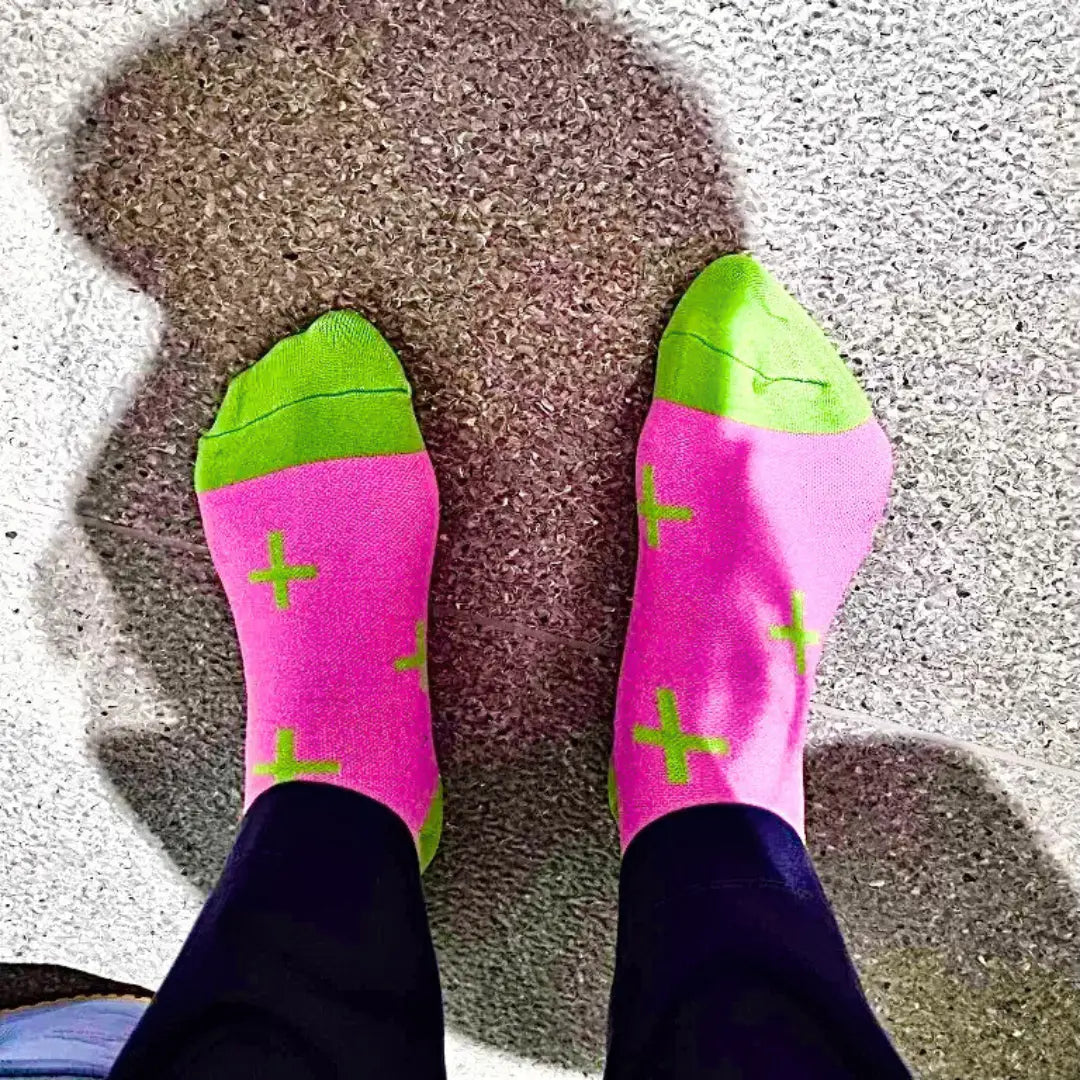 Late/Early Toffee Apple Compression Socks 3-Set