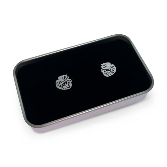 Buy Sistasaidso+ Cardiac Stud Earrings Online - Sistasaidso+