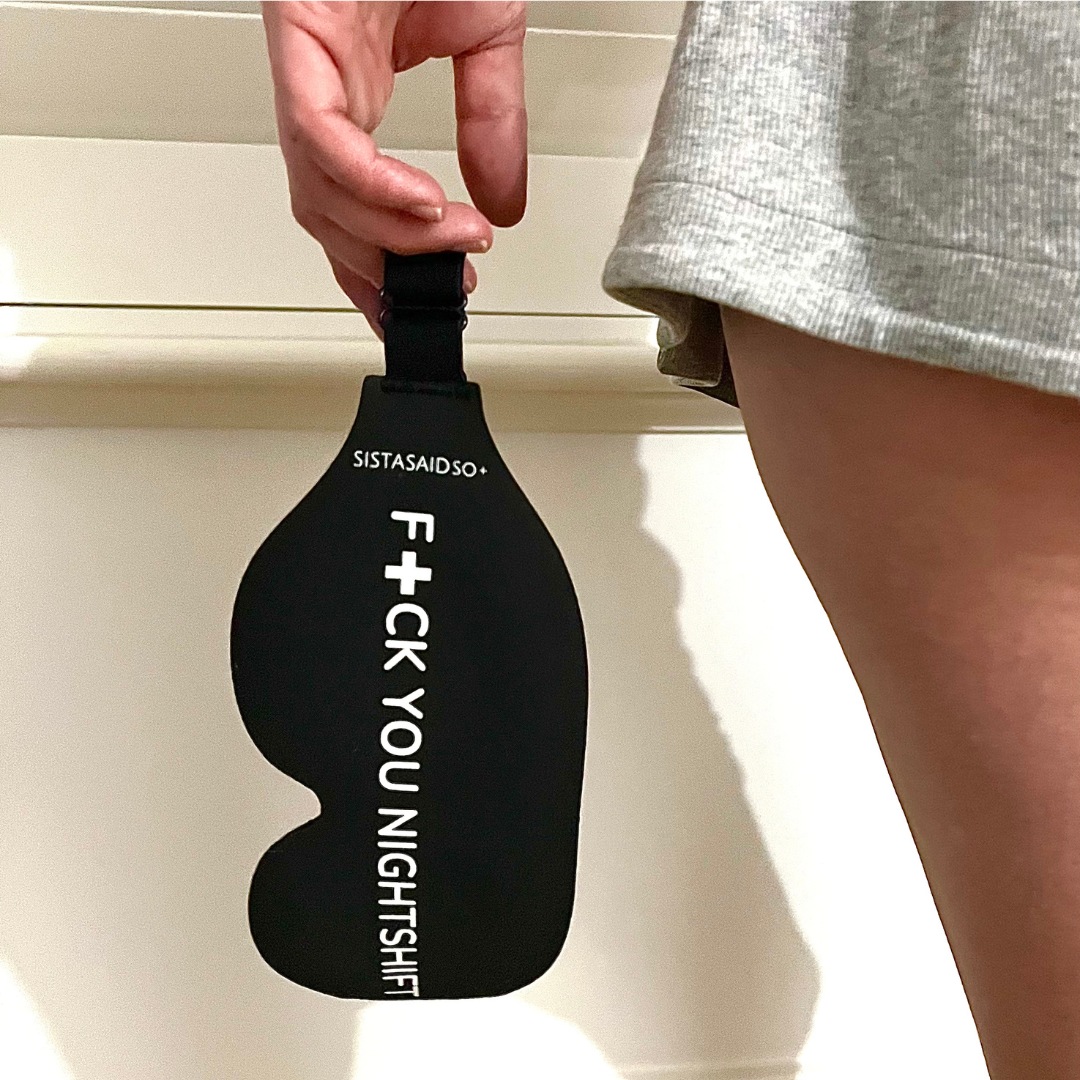 Buy Sistasaidso+"F+ck You Nightshift" Sleep Mask Online - Sistasaidso+