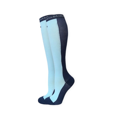 In-Charge Navy/Baby Blue Two-Tone Compression Socks