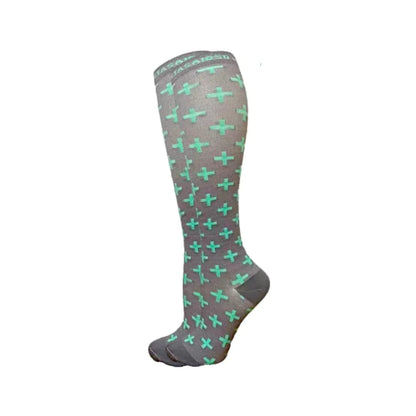 On-Shift: Mountain Mist Cross Compression Socks - Sistasaidso+