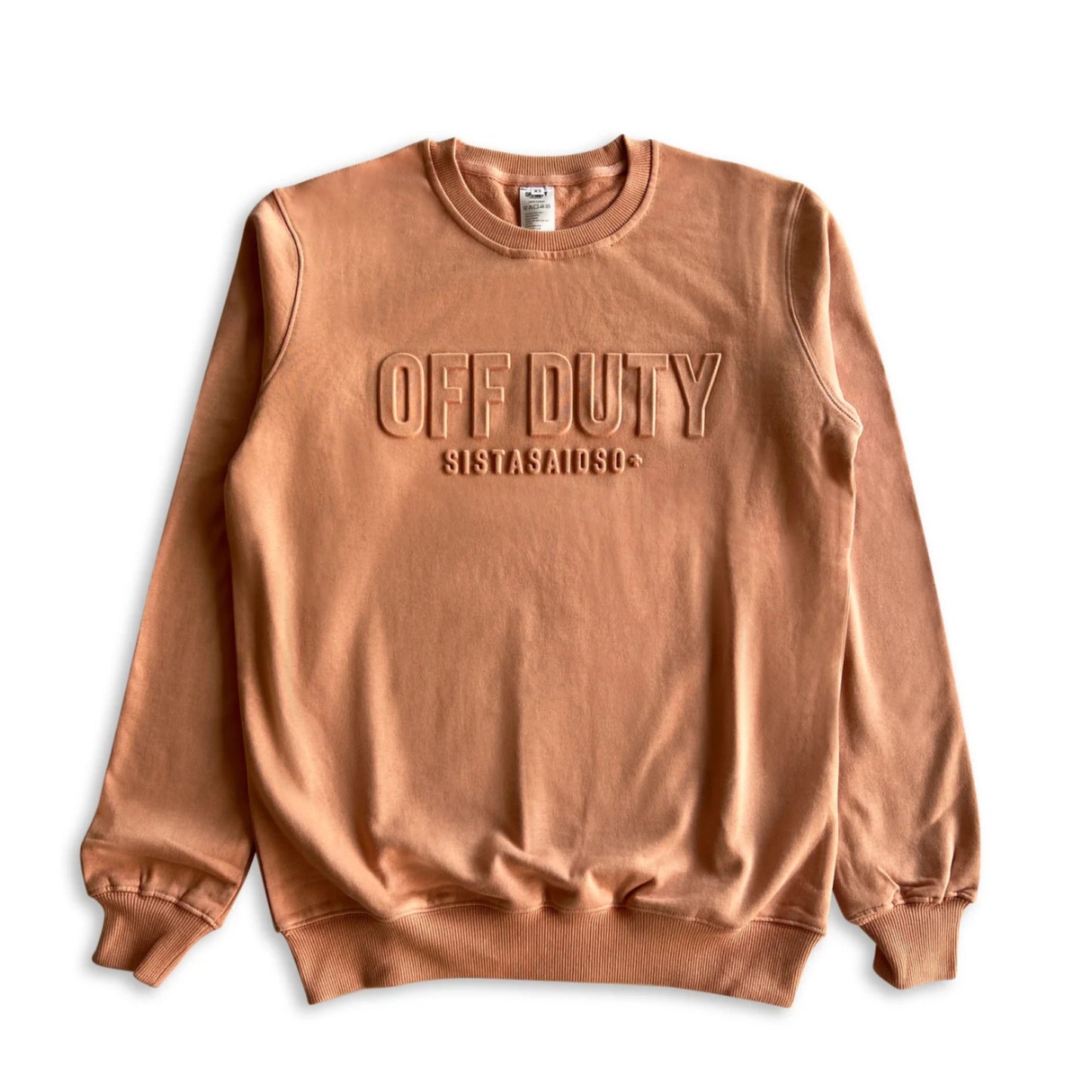 OFF DUTY™️ Unisex Peach Sweater