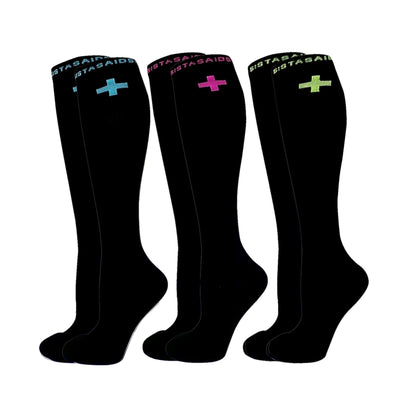 Night Shift Neon Pink Compression Socks