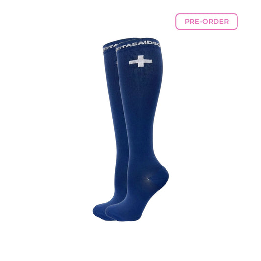 Corporate Navy Compression Socks