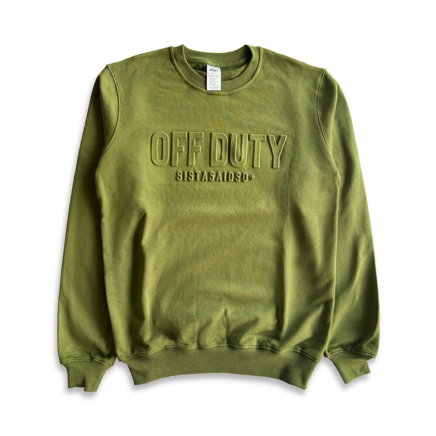 OFF DUTY™️ Unisex Forest nurse women's Sweater and nurse accessory from Sistasaidso flat lay