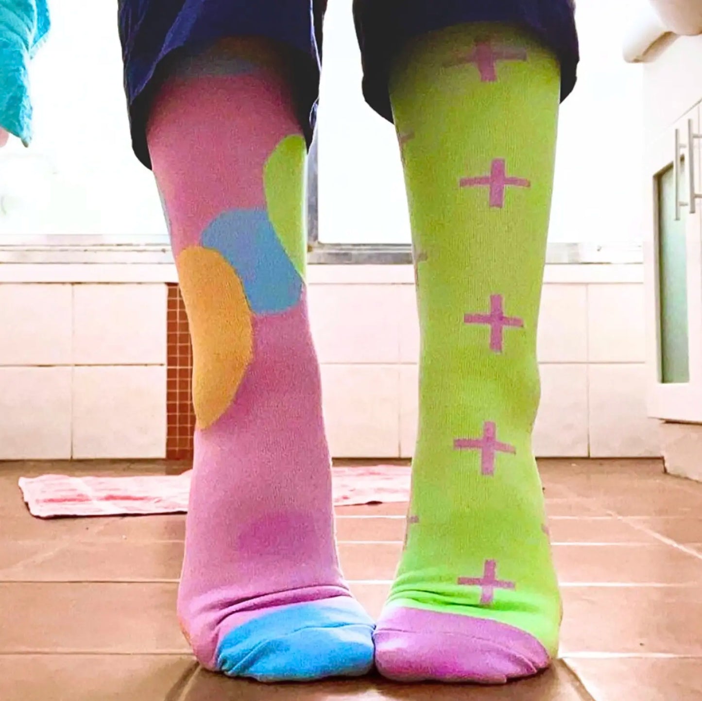 Late/Early Pastel Hues Compression Socks 3-Set