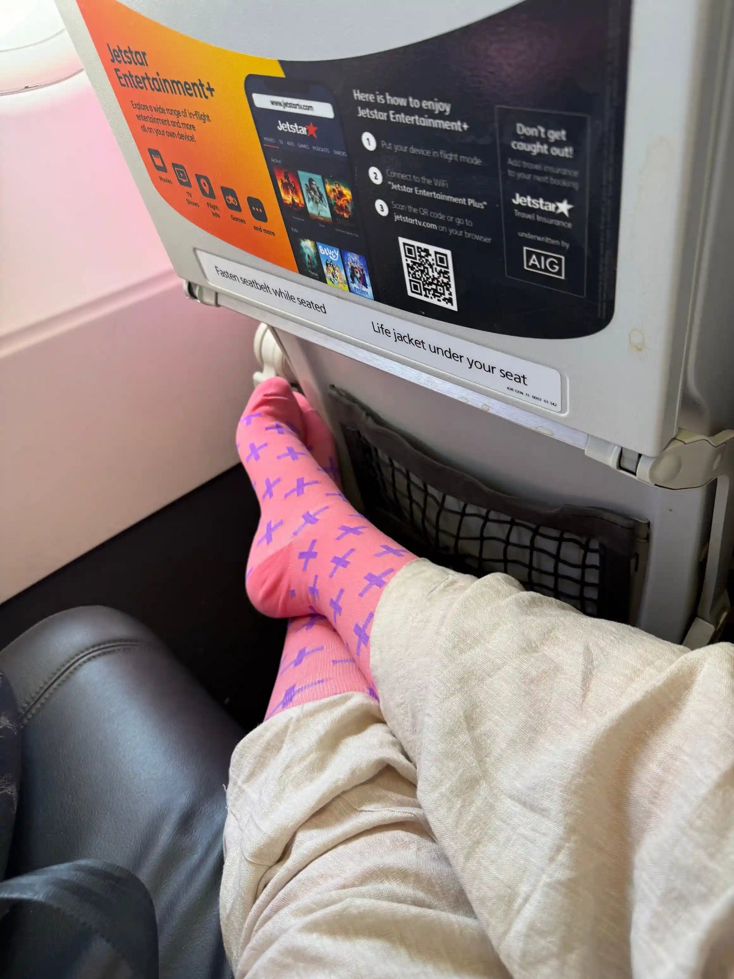 On-Shift Pink Pulse Compression Socks