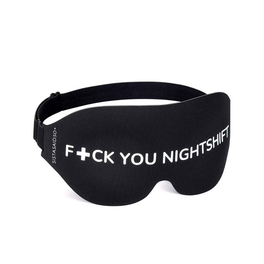 Buy Sistasaidso+"F+ck You Nightshift" Sleep Mask Online - Sistasaidso+